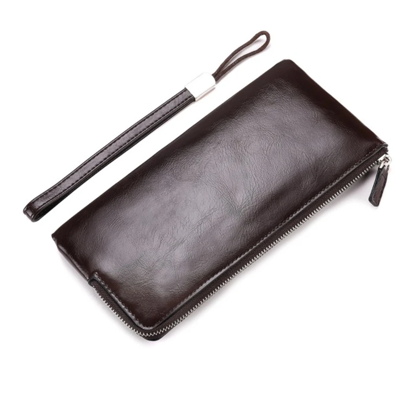 Оригинальный Роскошный брендовый мужской кошелек деловой Полосатый Клатч