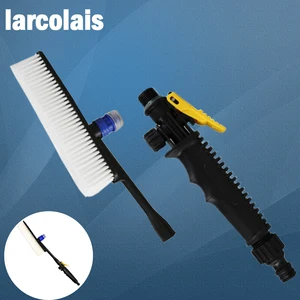 Щетка для автомойки, щетка с длинной ручкой для очистки автомобиля, переключатель расхода воды, мини пенная насадка для очистки шин, техническое обслуживание