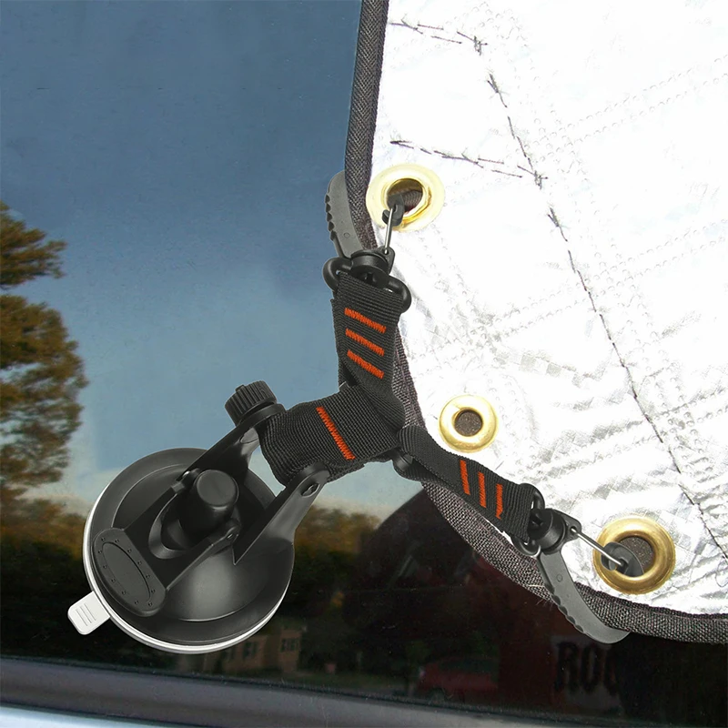 

360° Suction Cup Anchor Securing Hook Camping Tarp Car Side Awning Securing Hook
