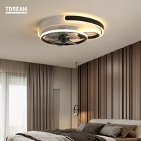 nordic ceiling fan with lamp remote control living room bedroom interior lighting home decor led fan lamp