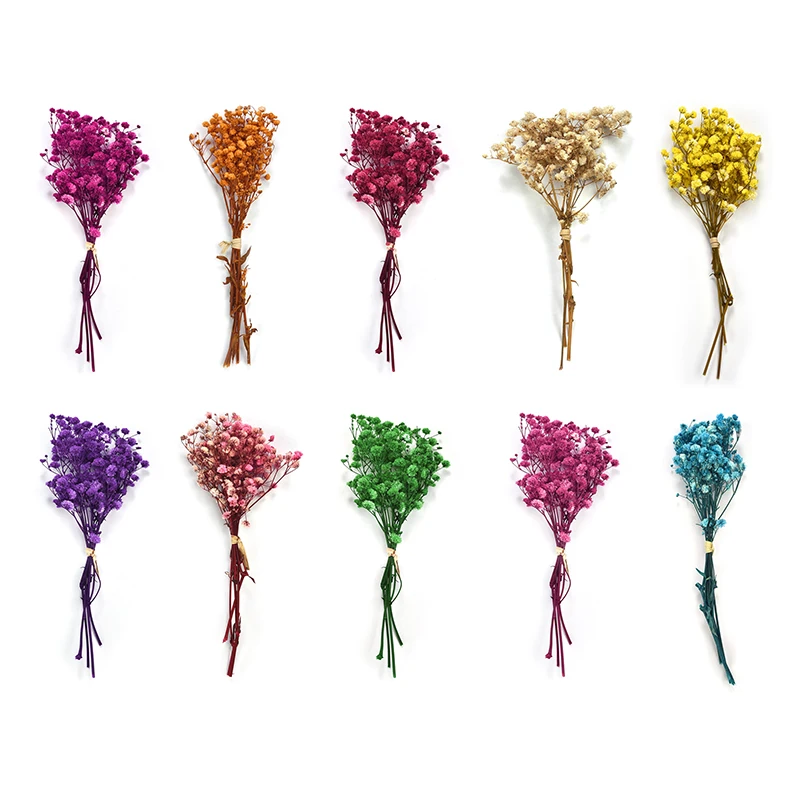 Gypsophila A Bunch Of Mini Artificial Dried Flowers Dyeing Natural Furniture Decoration Mariage Bouquet Dry Flower | Дом и сад
