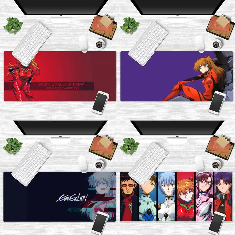 

Evangelion MousePad Anime Durable Rubber Mouse Mat Pad Game Office Work Mouse Mat pad Non-slip Laptop Cushion mouse pad