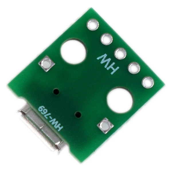 10 шт. Micro Usb для Dip адаптера 5Pin Разъем конвертер печатной платы типа в|Адаптеры Type-C|
