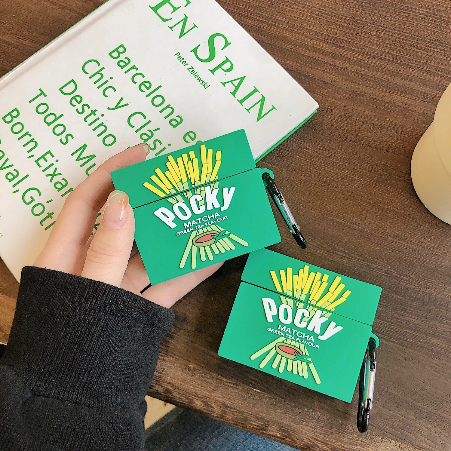 Роскошный чехол для гарнитуры с зеленым картофелем фри IPhone Airports 3 беспроводной