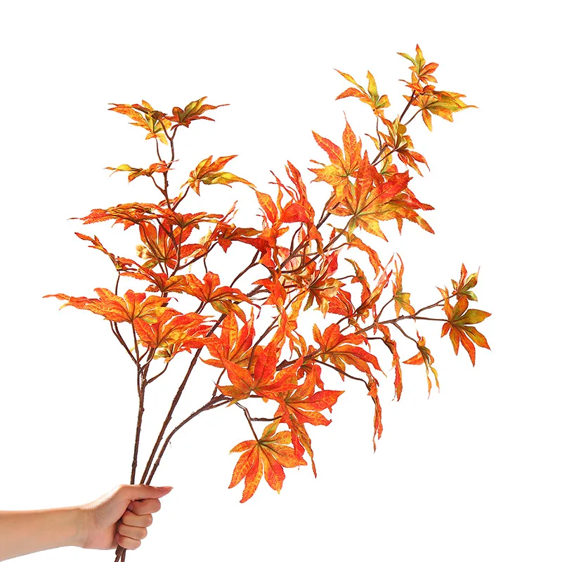 

Simulation Maple Leaf Decoration False Leaf Branch Home Decoration Simulation Plant Decoration Wedding Set Decoration False Flow