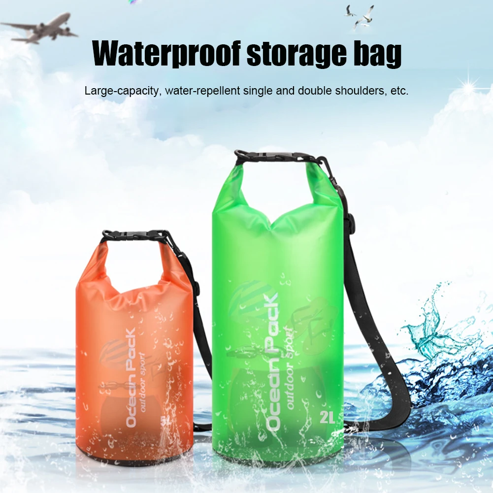 

Dry 2L/5L Drifting Bag Sack Storage Pack Waterproof Foldable Rafting Swimming Kayaking Canoeing Trekking Boating Sailing Fishing