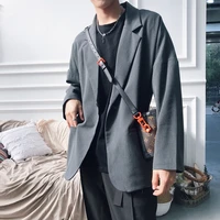 gray small suit casual jacket mens korean style youth handsome benxi top mens small dress student top men clothing