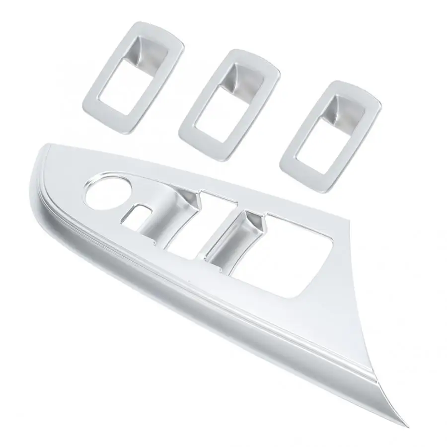 4 шт. матовая хромированная наклейка на оконную рамку подходит для BMW X3 F25 X4 F26 2011-2018