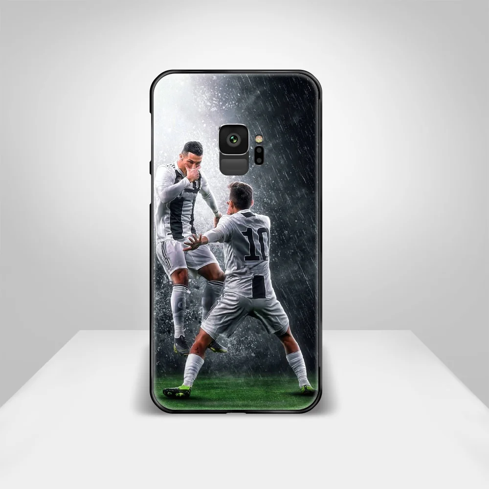 

CR7 Ronaldo soccer Phone Case Cover Hull For Samsung Galaxy S 6 7 8 9 10 e 20 edge uitra Note 8 9 10 plus black cell cover