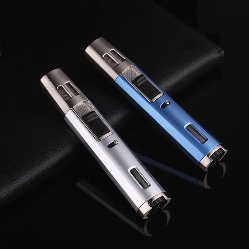 Бутановая Зажигалка для барбекю кухня два фонаря турбо зажигалка Волшебное