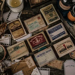 50 шт. винтажные наклейки s декоративные Стикеры для скрапбукинга стикеры планировщик Diy дневник альбом Стик этикетки милые канцелярские принадлежности