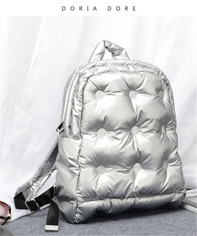 New Women Winter Space Cotton Computer Backpack Notebook Unisex Large Capacity School Bag Waterproof Business Bagpack