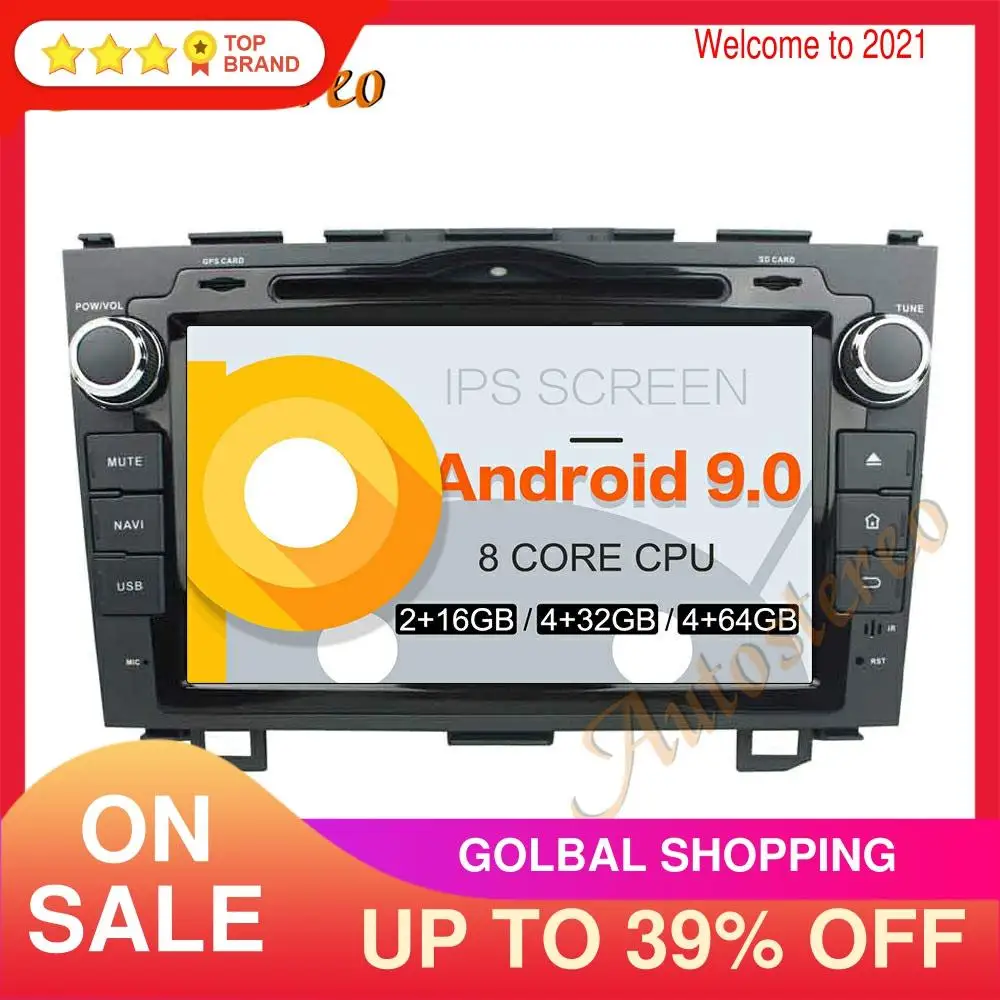 

Автомобильный DVD-плеер DSP Android 10 PX5/PX6, мультимедийный плеер, GPS-навигация для Honda CRV CR-V 2006-2011, автомобильное радио, стерео, головное устройство