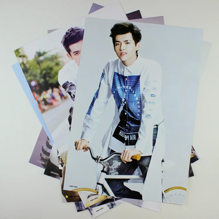 8 *(42x29 см) EXO Kris Wu Yifan Плакат Украшение стены Корейская звезда подарок на день
