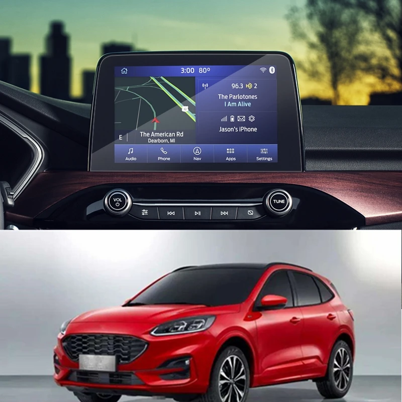 

Автомобильный Стайлинг, пленка для дисплея, защита экрана GPS-навигатора для Ford Escape kuga Focus MK4 2019 2020, аксессуары для навигации