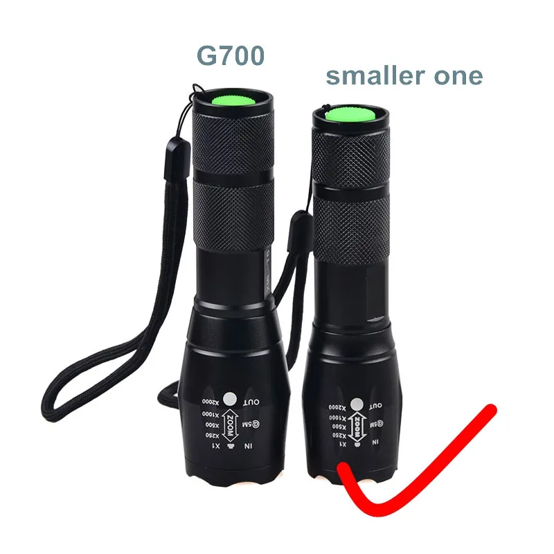 [ ] Китай XM-L T6 светодио дный 3800LM Лампе torche черная мини-Мощный тактический фонарь