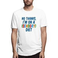 sensory diet graphic tee mens short sleeve t shirt cotton funny tops