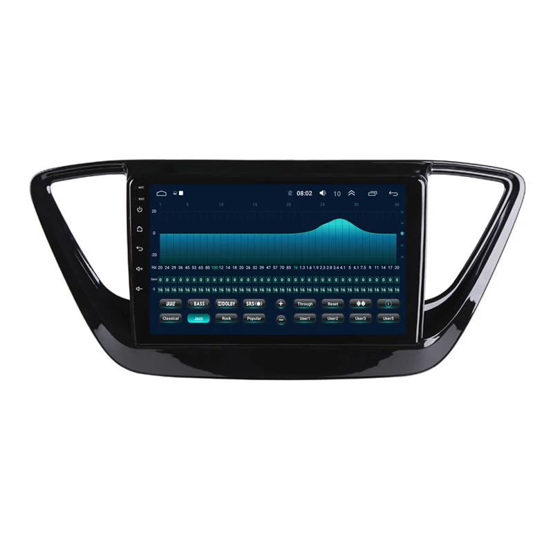 9 &quot2.5D IPS Android 1 автомобильный DVD GPS для Hyundai Verna Solaris 2017 2018 Автомобильный Радио Видео