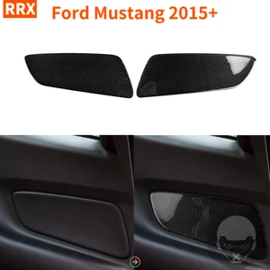 Image for Real Carbon Fiber Rear Door Panel Cover Sticker Fo 