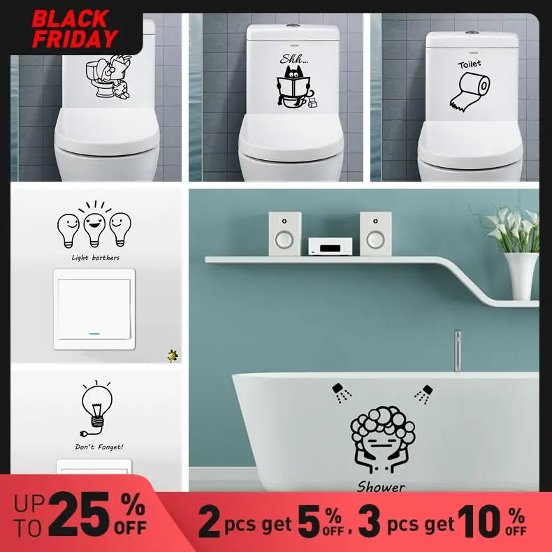 Современные щупальца домашний декор настенные наклейки s для toliet комнат Diy