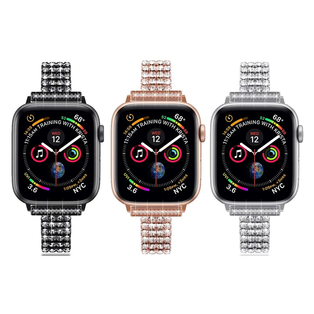 

Браслет Ювелирный для Apple Watch SE Band 38 мм 40 мм 42 мм 44 мм Series 7 6 5 4 3