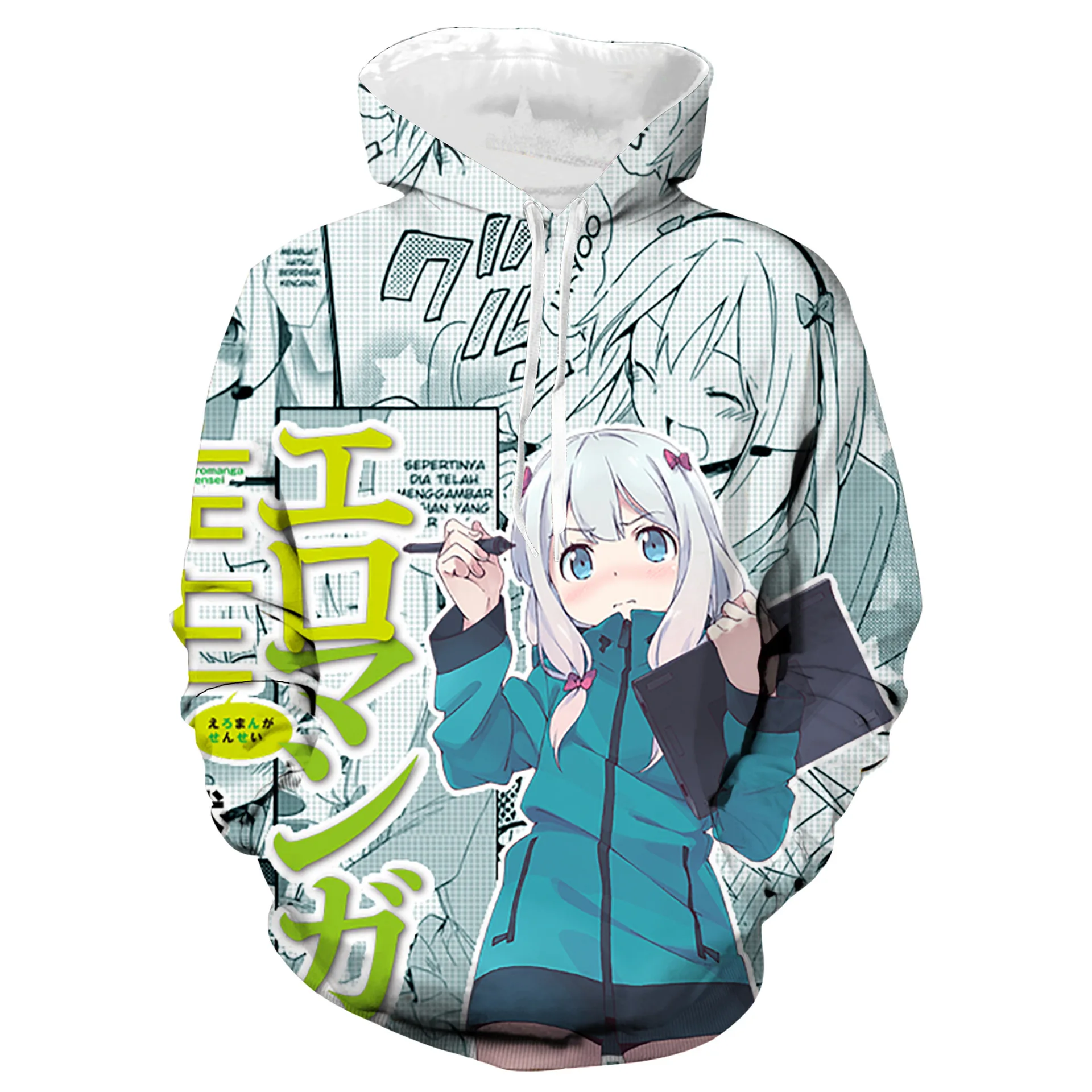 Унисекс аниме &quotEromanga Sensei&quot Izumi Sagiri 3D печать Косплей Костюм Пальто Толстовка для