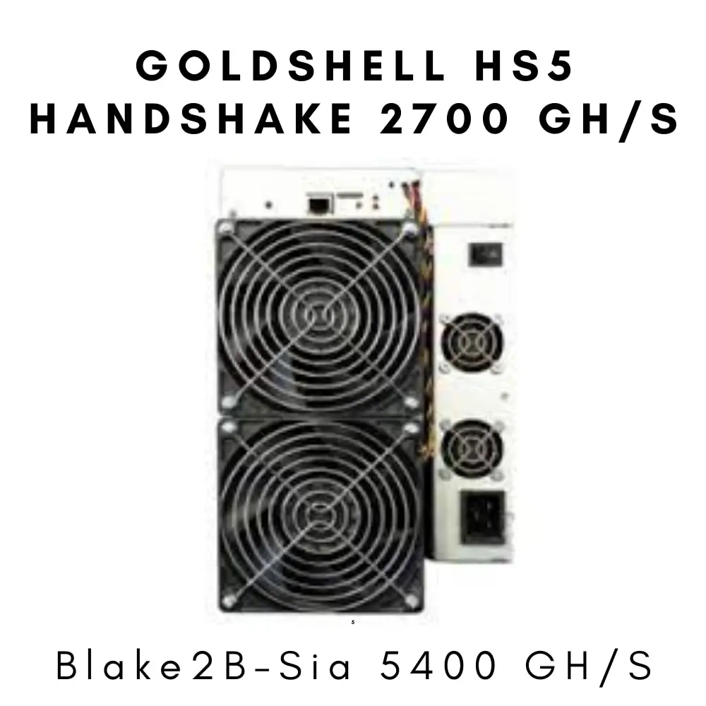 Bitmain Antminer Goldshell HS5 Handshake 2700 GH/S Blake2B-S Майнер биткоинов асик BTC устройство для
