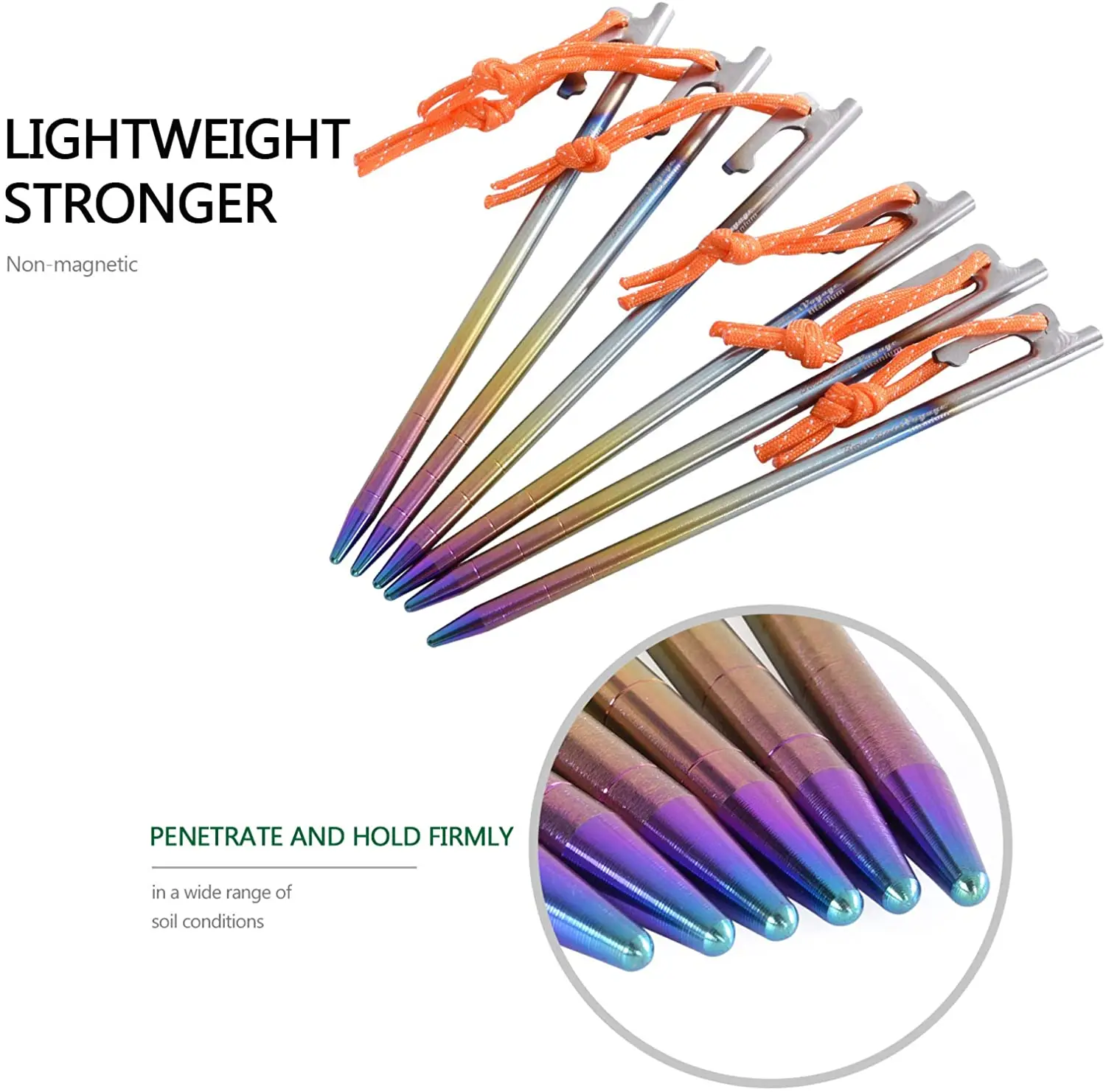 Стойка из титанового сплава для палатки Boundless Voyage 20 24 30 35 40 см Ti4013P - купить по