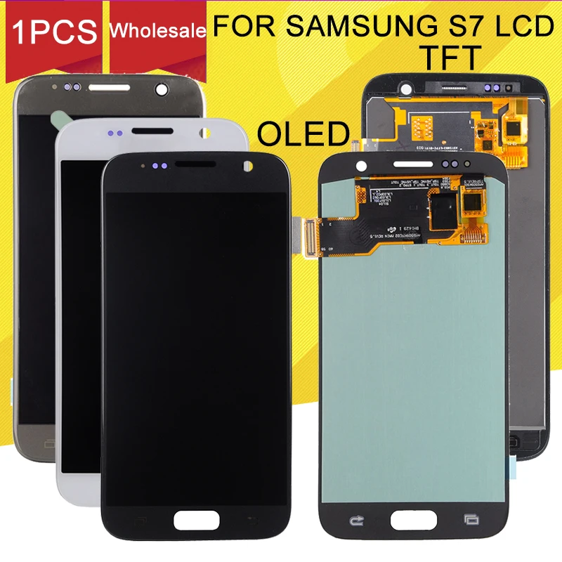 Dinamico продвижение для Samsung Galaxy S7 дисплей экран G930 LCD с сенсорной панелью дигитайзер