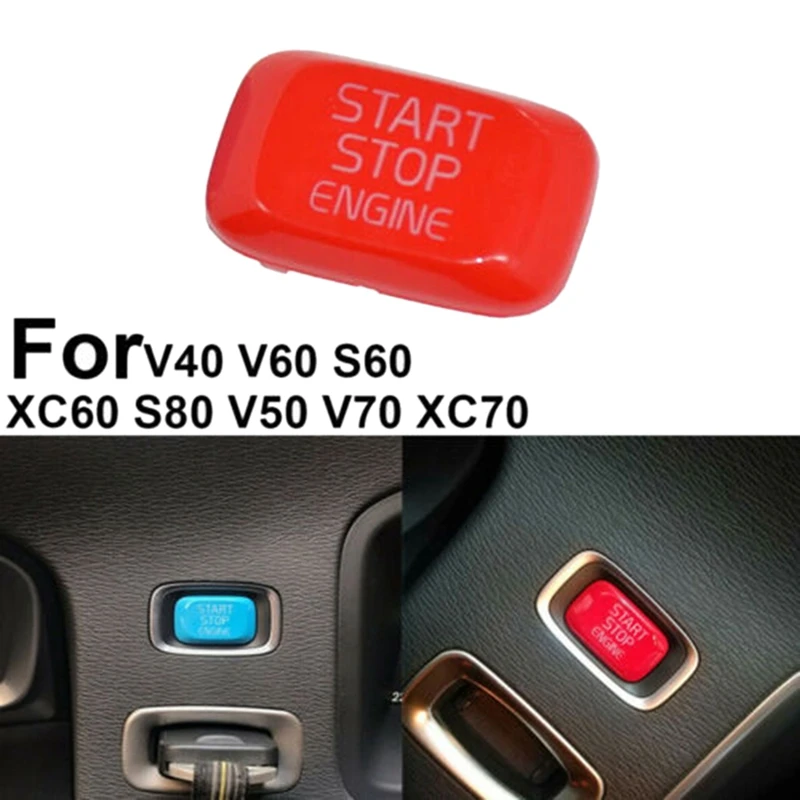 Крышка кнопки запуска двигателя автомобиля для Volvo V40 V60 S60 XC60 S80 V50 V70 XC70 |