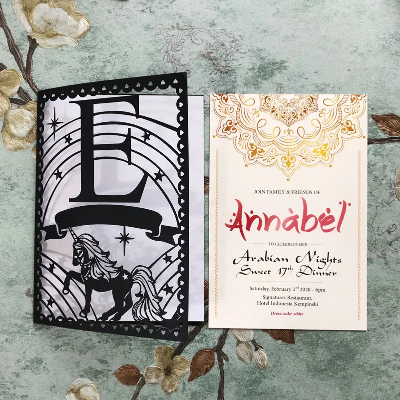 100 шт. настраиваемый конверт с обложкой для приглашения Фотофон тематическим