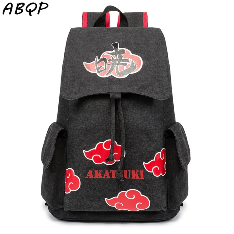 Рюкзак с Аниме Манга Хокаге ниндзя Акацуки школьный ранец Холщовый мультяшный