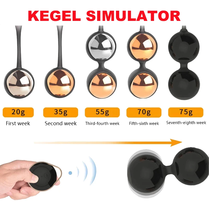 Женский Вибратор с дистанционным управлением для точки G тренажер кегеля