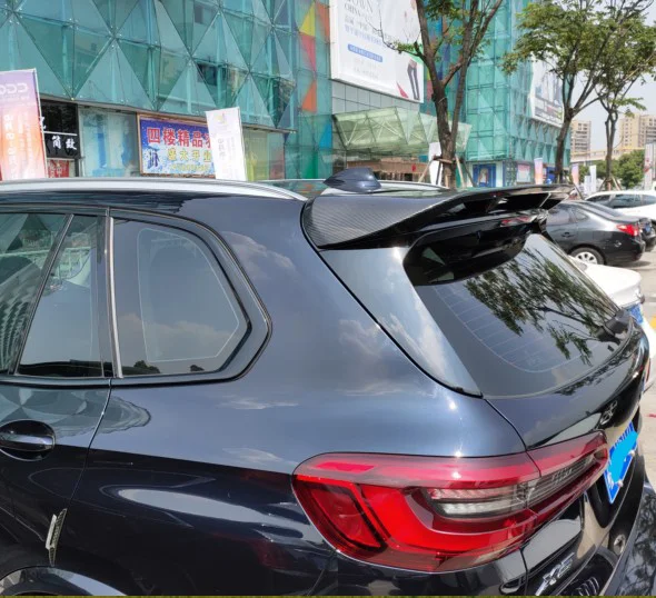 Для BMW X5 спойлер G05 2018 2019 заднее крыло паста установка углеродное волокно Материал