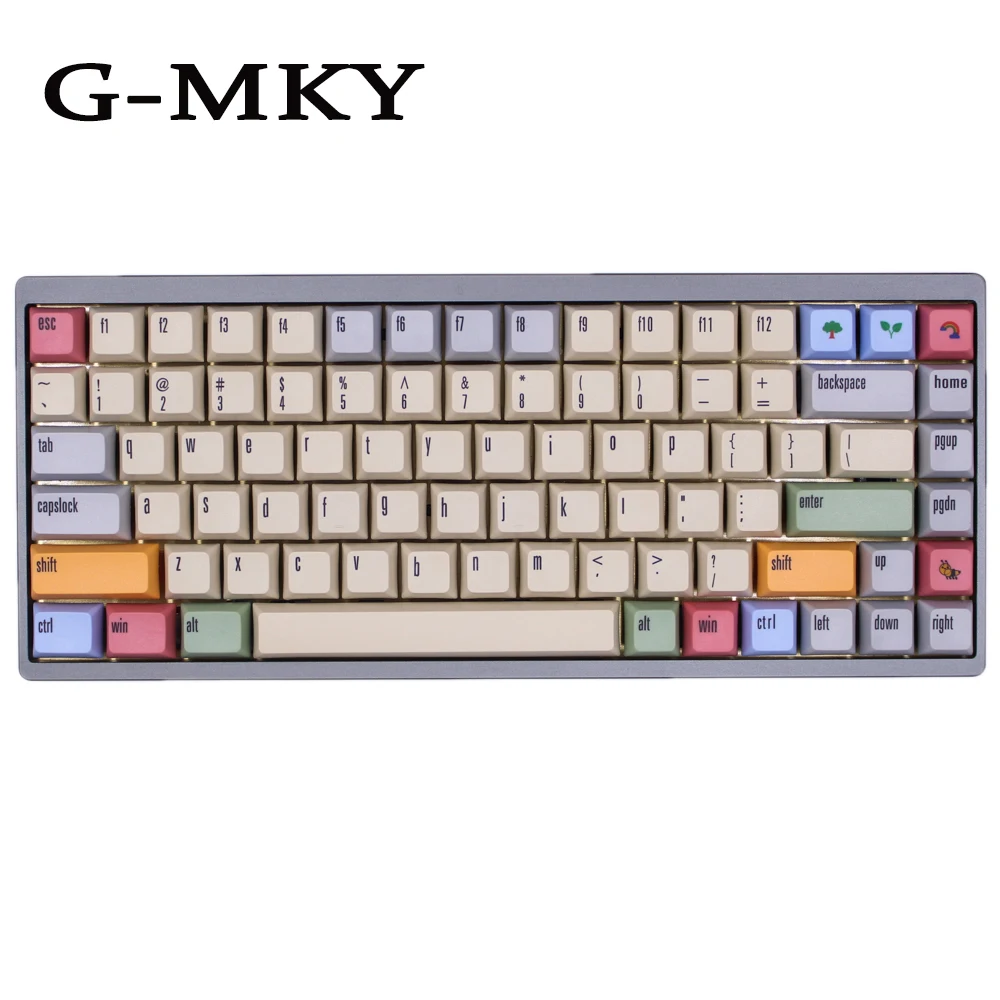 Колпачки для ключей с G-MKY, 163 клавиш, PBT, сублимированный колпачок, XDAS, профиль, колпачок для ключей Filco/DUCK/Ikbc MX switch, механическая клавиатура