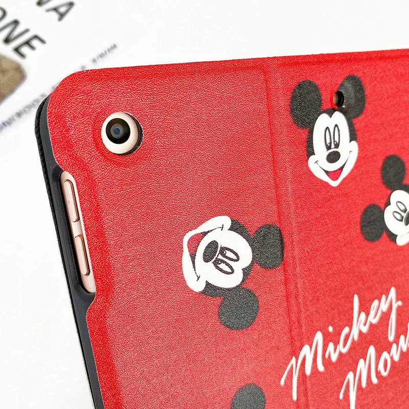 

Disney tablet case is suitable for iPad5/6/ min1/2/3/4/5/pro Mickey Ultra Slim Magnetic Cover Case