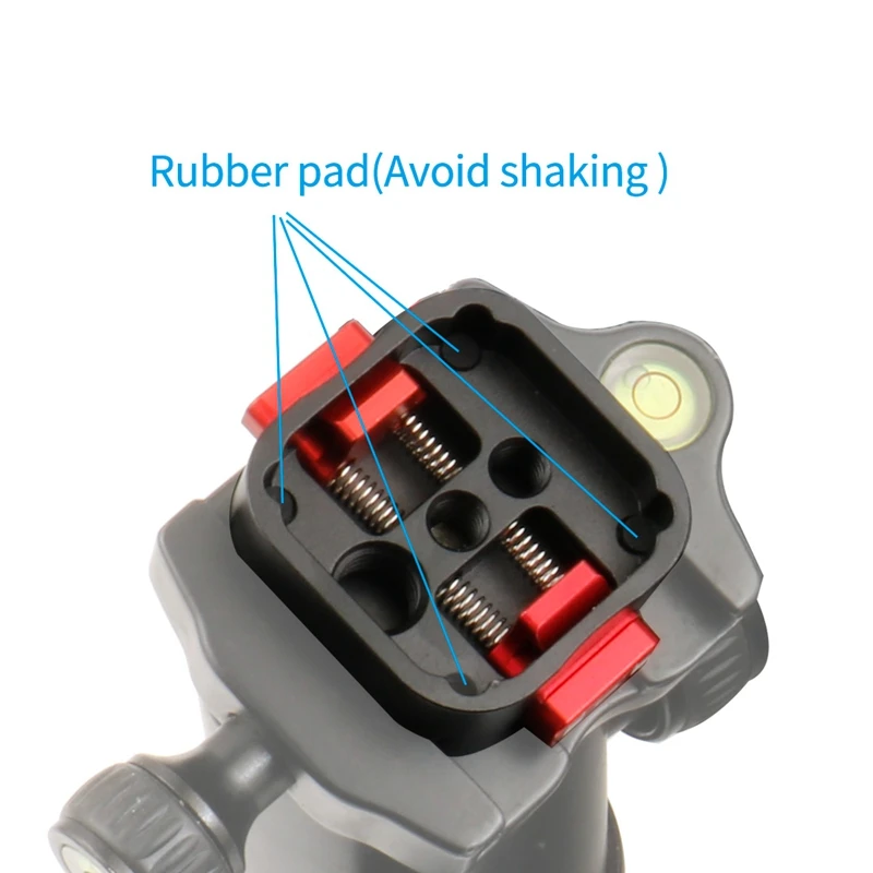 

Quick Release Plate Clamp Mount Plate Board with 1/4 Screw for Camera Monitor Fill Light Stabilizer Tripod Adapter