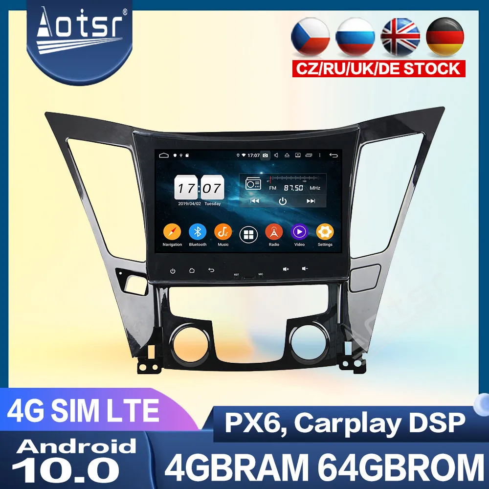 melhor Navegação Gps Do Carro Para Hyundai Sonata 2011-2014 Android Tela MultimÃdia Carro Dvd Player Rádio Gravador Auto Unidade Principal Estéreo