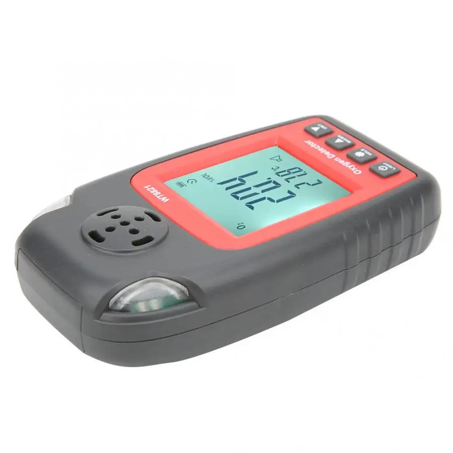 Детектор газа WT8821 Высокая точность портативный цифровой кислородный детектор