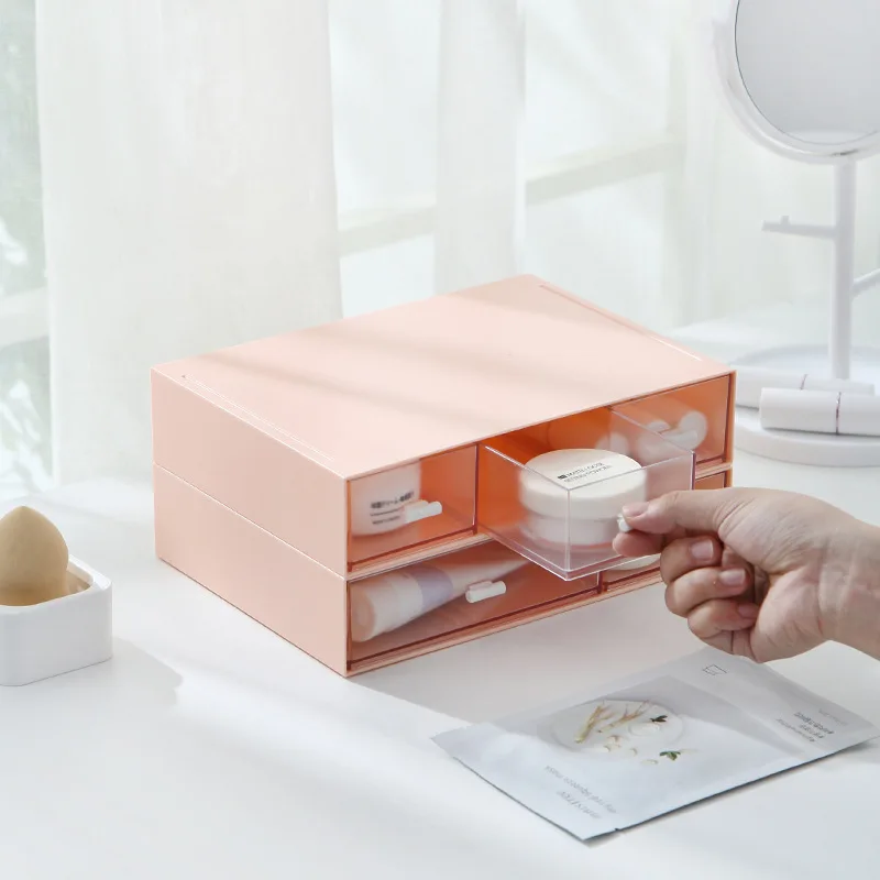 Многофункциональный ящик Настольный органайзер комбинированный косметический