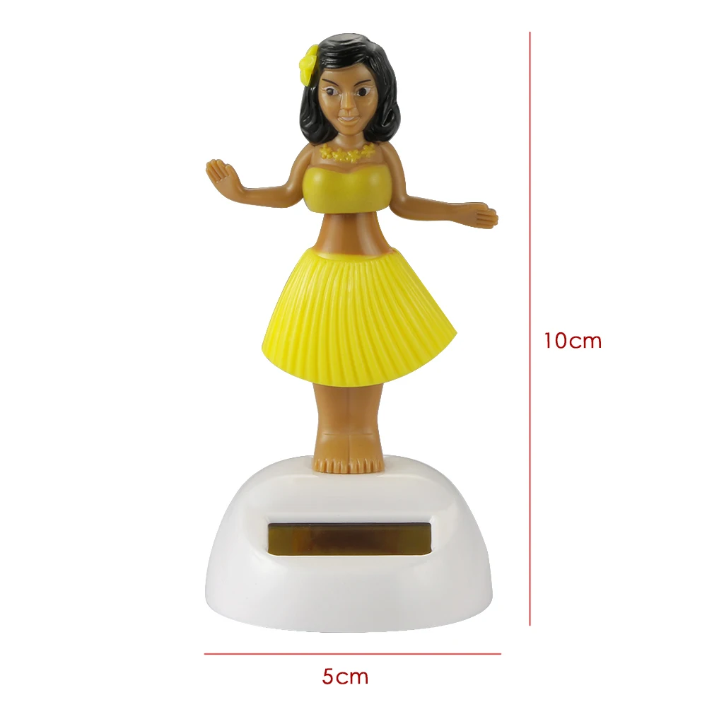 

Car Ornament Automobiles Decoration Dancing Hula Girl Swinging Bobble Toy Gifts Auto Interior Home Decor Solar Girls Accessories