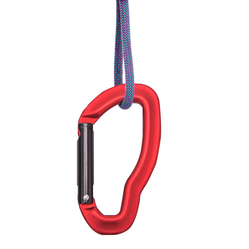 

1 шт. 4 цвета Аксессуары для скалолазания из сплава цинка Форма карабин Прочный Портативный альпинистская Пряжка крюк для кемпинга, для спор...
