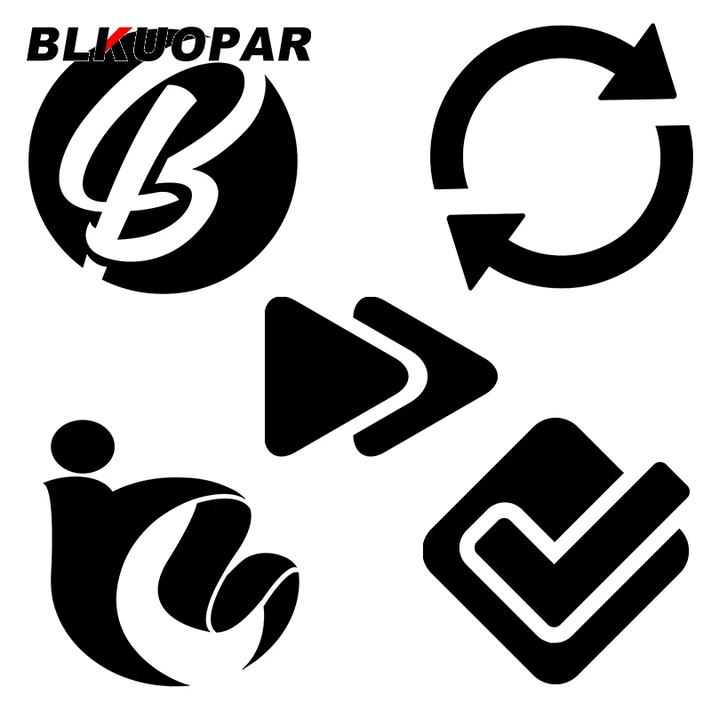 

BLKUOPAR для любимого автомобиля, стикеры, модные наклейки для лобового стекла, водонепроницаемая виниловая пленка для автомобиля RV с защитой о...