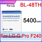 GUKEEDIANZI BL-48TH батарея для LG Optimus G Pro F240 E988 E986 E985 E980 E940 F310 D684 батареи 5400 мАч +, Дополнительный внешний аккумулятор