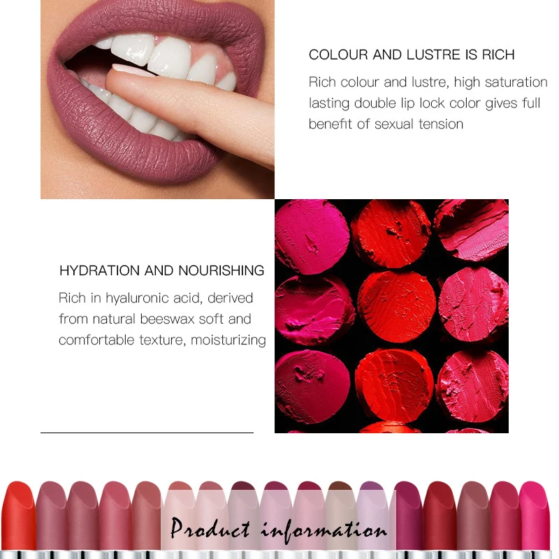 Профессиональный макияж губ водостойкая Мерцающая губная помада долговечный