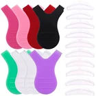 10 шт., силиконовые щипцы для завивки ресниц