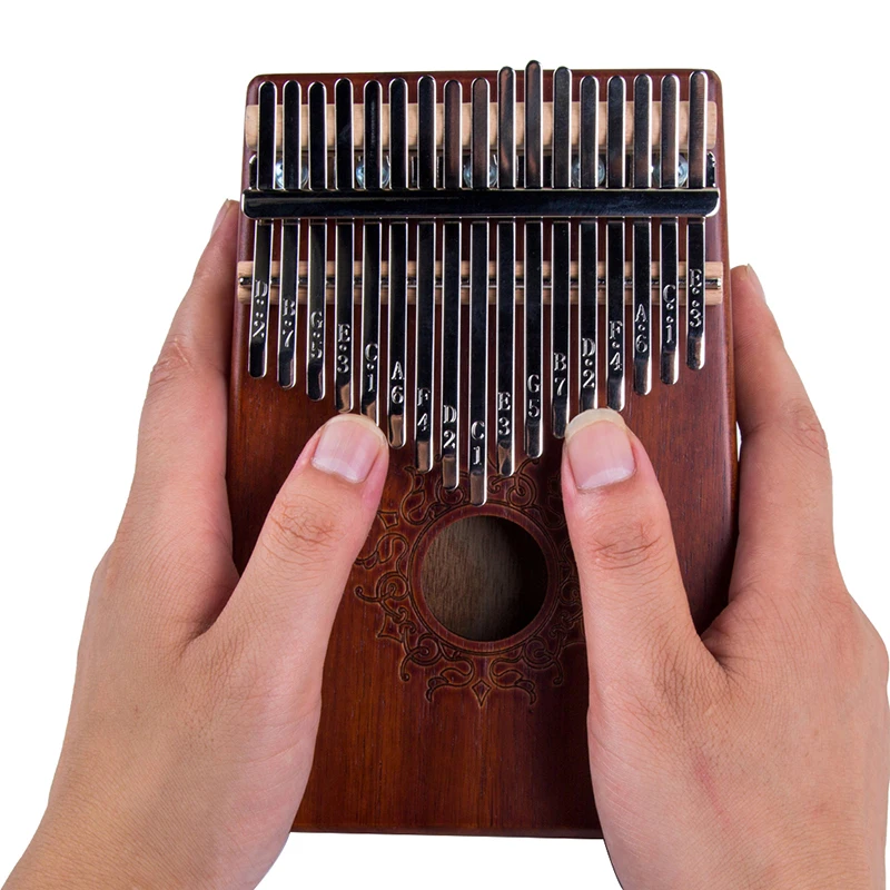 Kalimba 17 клавиш большой палец пианино Sanza Mbira высокое качество KOA деревянный корпус