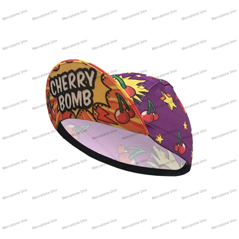 

Велосипедная Кепка Cherry Bomb для мужчин и женщин, летняя шапка для велоспорта, уличная спортивная шапка для горного велосипеда