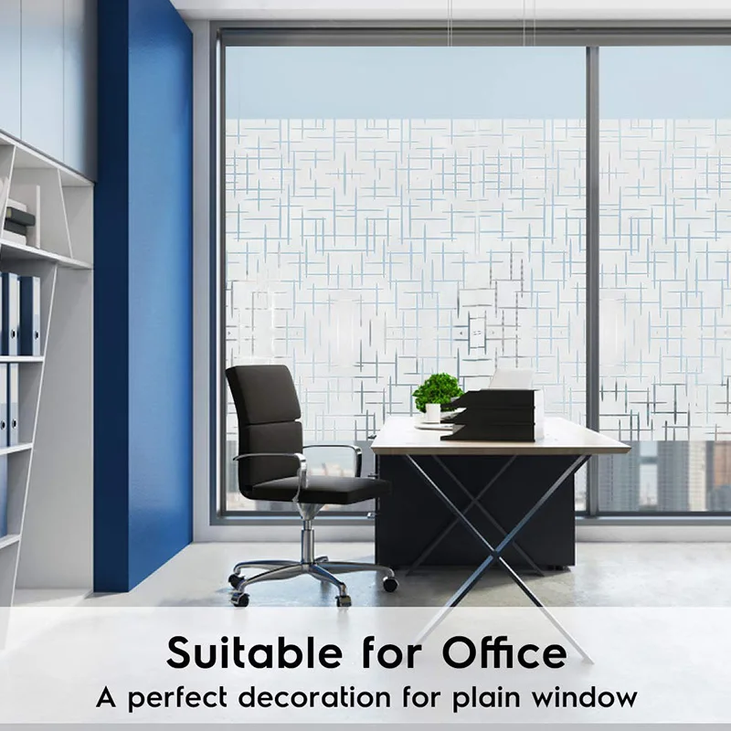 45*100 см с перекрестным рисунком матовое стекло унитаз Антибликовая пленка для