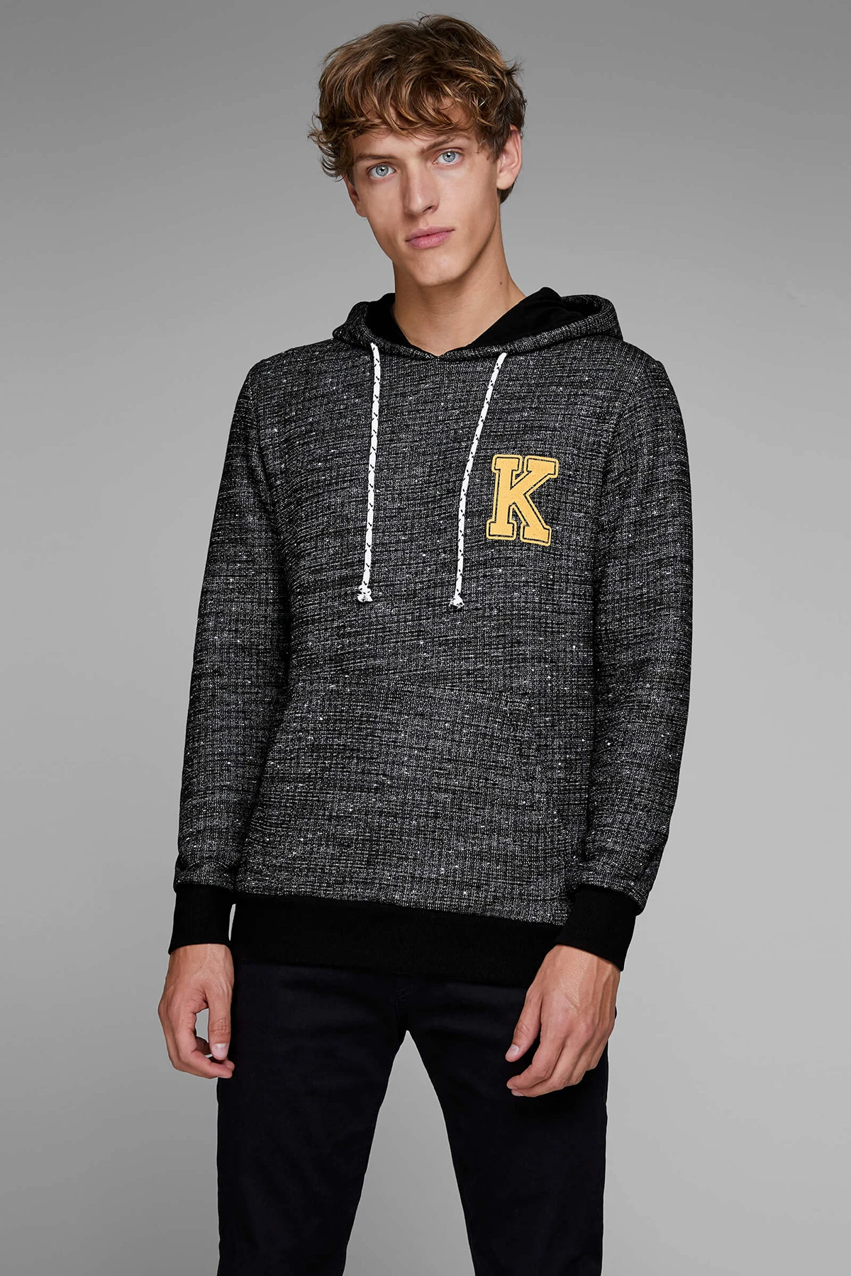 Мужские спортивные 12143337 с капюшоном JACK & JONES ORIGINALS JORTIME|Мужские толстовки и
